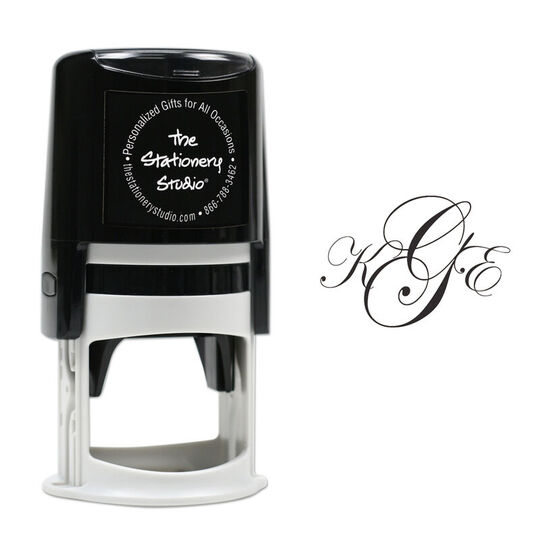 Stately Monogram Self-Inking Stamp